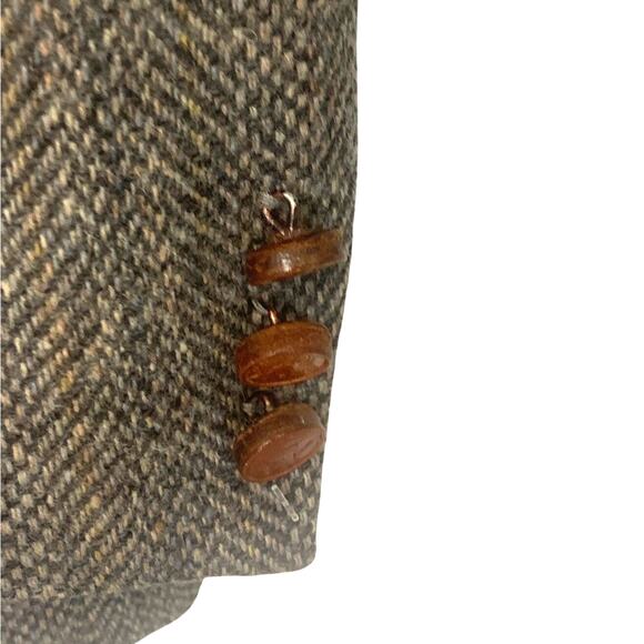 Larry Mahan’s Cowboy Collection Sport Coat Blazer 40R Mens Gray Tweed Ranch - Picture 9 of 12